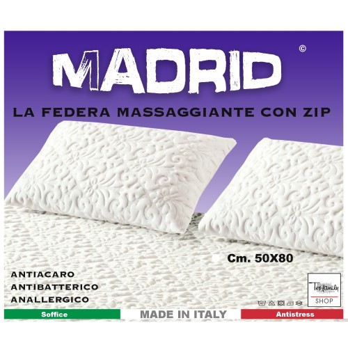 MADRID ANTI-MILBEN-KISSENBEZUG HYPOALLERGEN in Memory FLUFFY