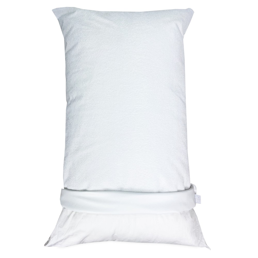 PVC PLUS PILLOWCOVER © wasserdichter Kissenbezug mit Reißverschluss aus Baumwollfrottee