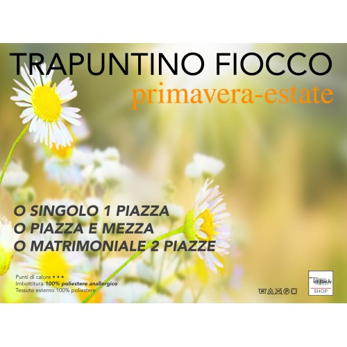 COPRILETTO Trapuntato FIOCCO © GERMAGNANO tirolese ROSSO Made in Italy