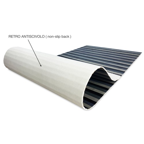 ALFOMBRA DE COCINA WOODY © en madera BAMBOO GREY BLACK SHADED todos los tamaños