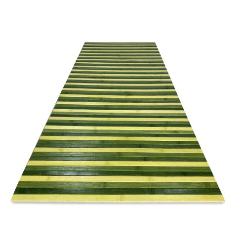 ALFOMBRA DE © COCINA AMADERADA en madera BAMBÚ VERDE SOMBREADO todos los tamaños
