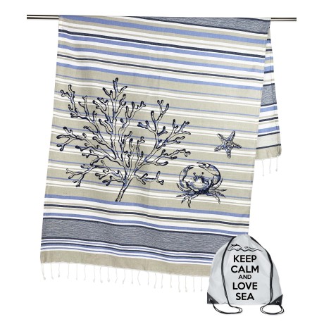 telo mare fouta in puro cotone