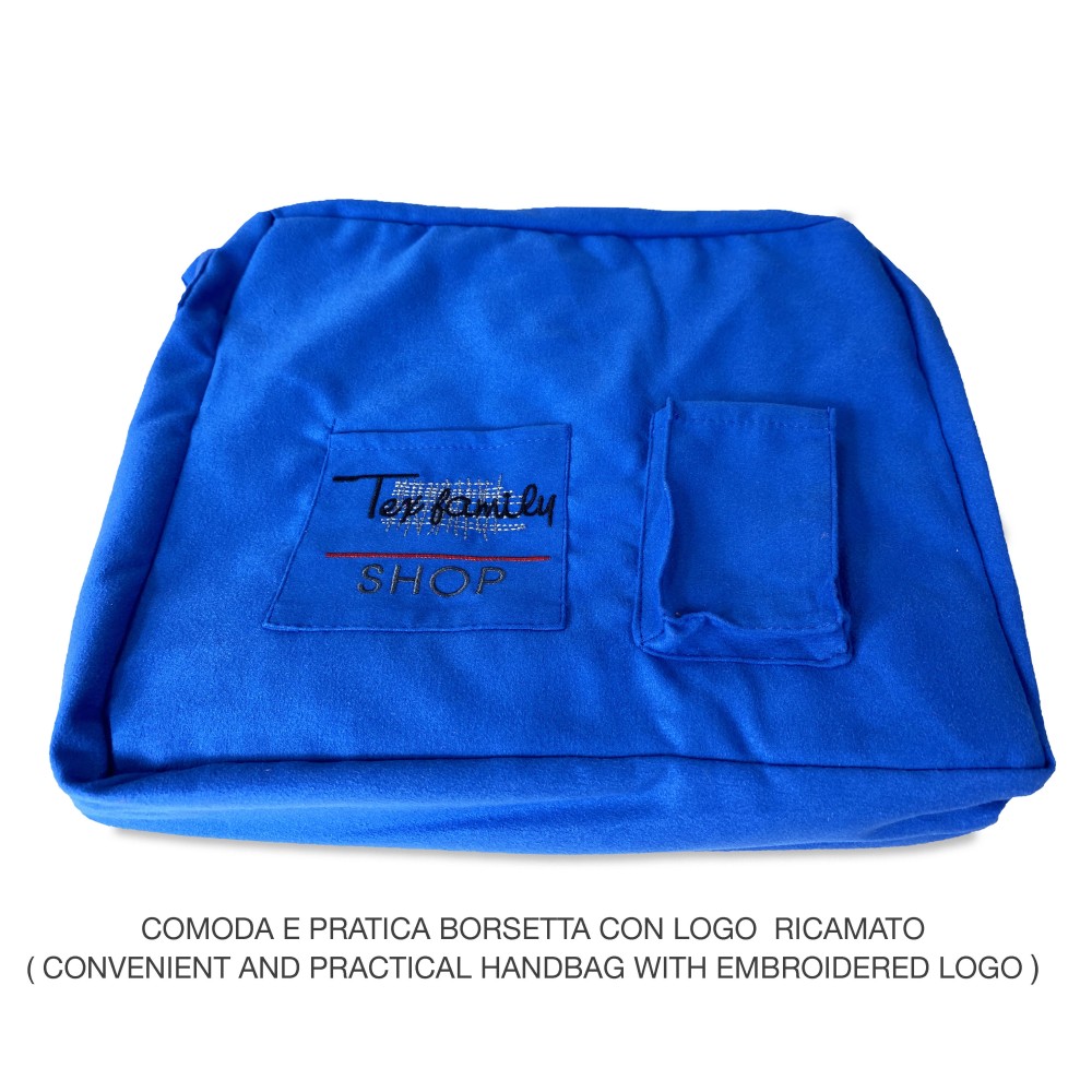 ACCAPPATOIO tecnico KIDDY BIMBO bambino RAGAZZO IN MICROFIBRA BLUETTE