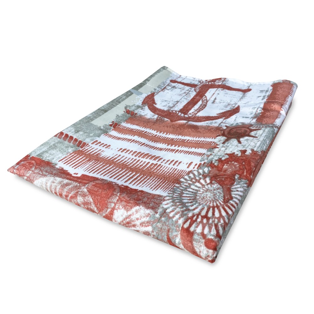 INGRID ZELT im maritimen Stil RED CORAL cm. 175x290 HERGESTELLT IN ITALIEN