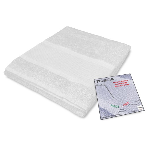 TERRY TOWEL TOSCA © AIDA CANVAS to be embroidered cross-stitch cm. 100x125 mm