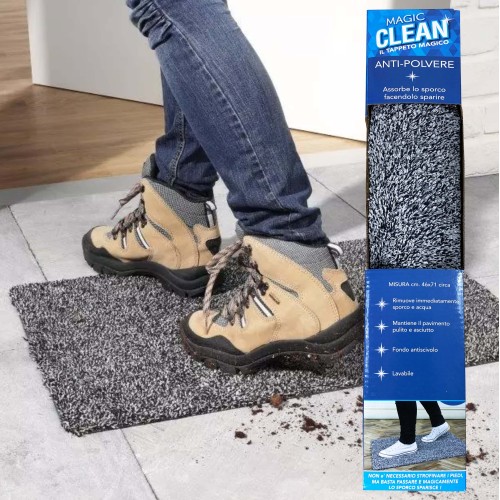 MAGICO grey NON-SLIP ENTRANCE MAT