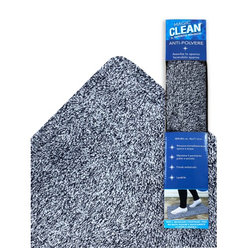 TAPIS PAILLASSON MAGIQUE GRIS ANTIDÉRAPANT ENTRÉE