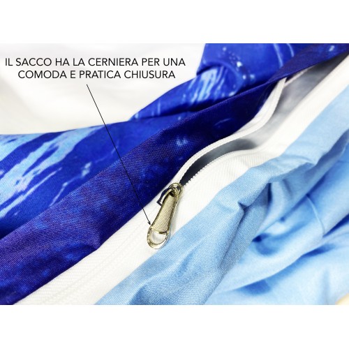 Housse de couette Sateen HD photo dauphins dans la mer