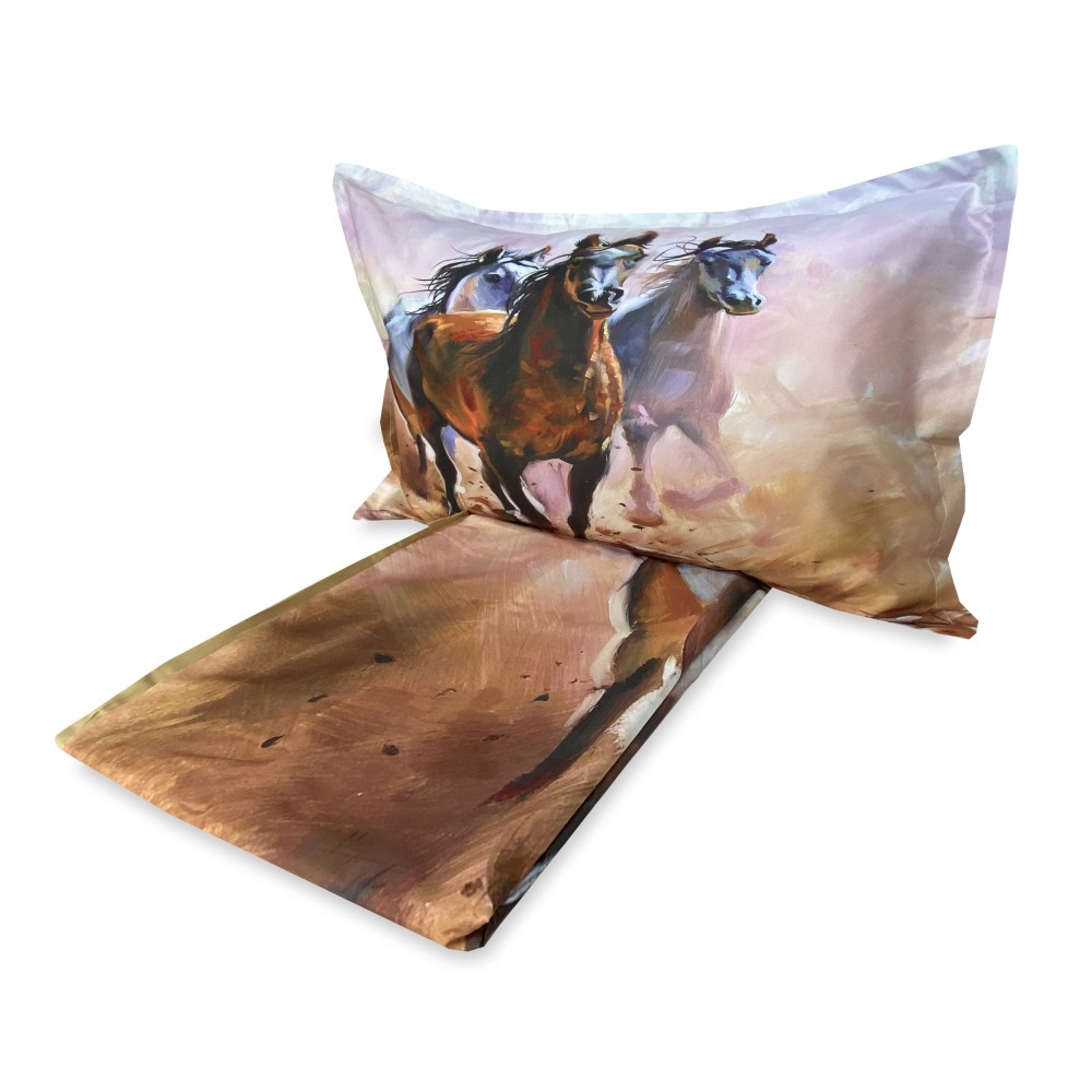 FUNDA NÓRDICA SATELLO HD PHOTOGRAPHIC HORSES en la carrera