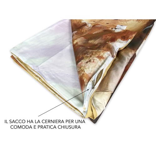 DUVET COVER SATELLO HD PHOTOGRAPHIC HORSES in the race