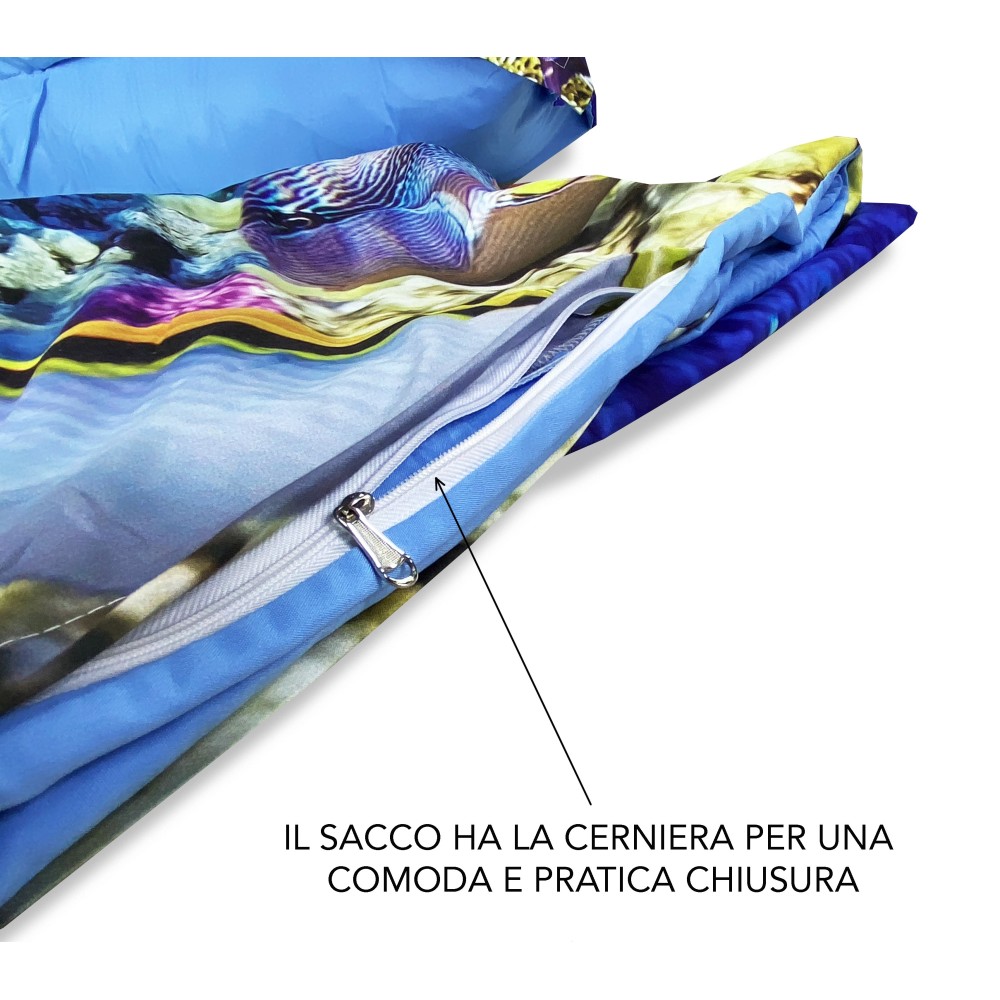 Funda Nórdica Satén HD PHOTOGRAPHIC Peces Tropicales ARRECIFE DE CORAL