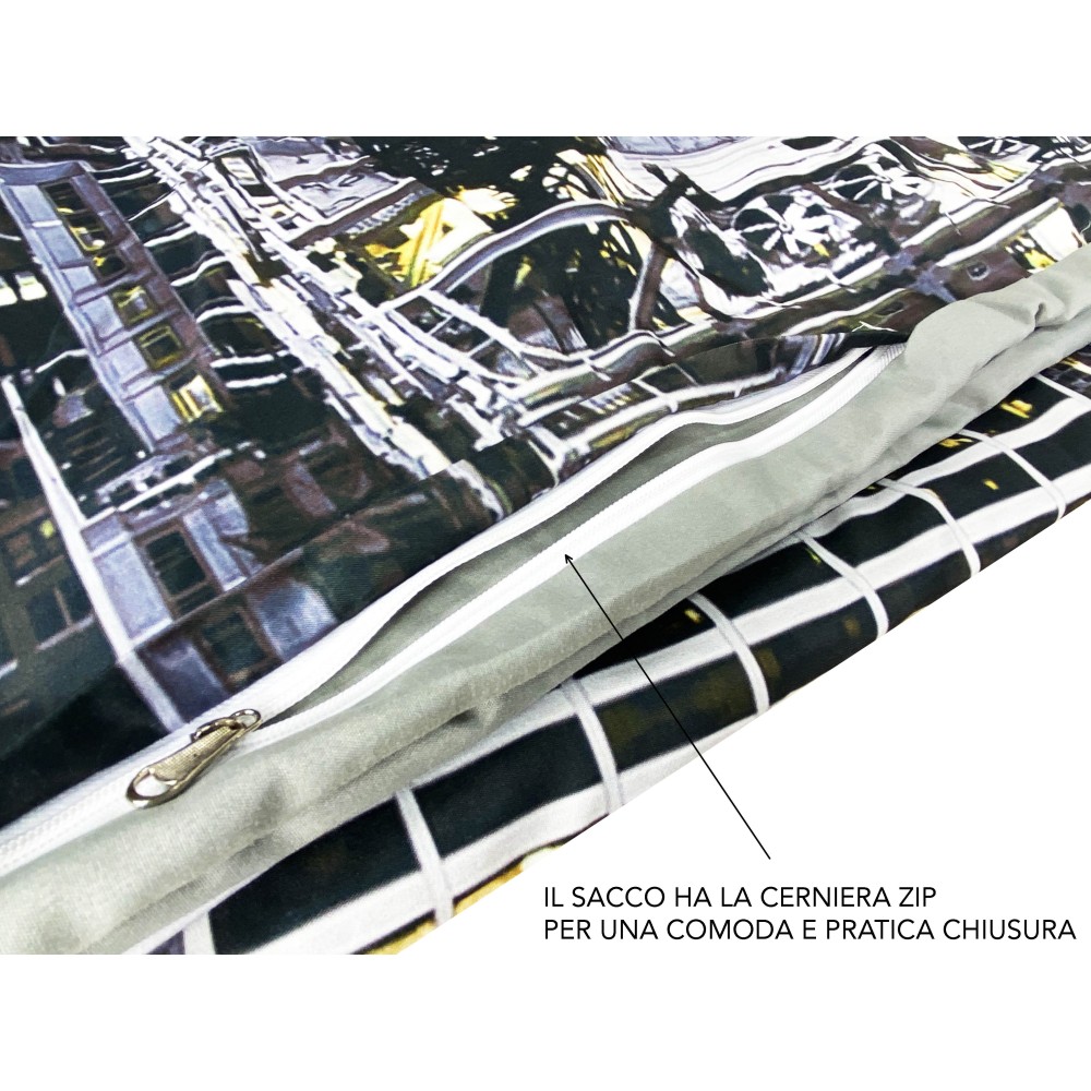 DUVET COVER SATEEN HD PHOTOGRAPHIC SKYSCRAPERS New York