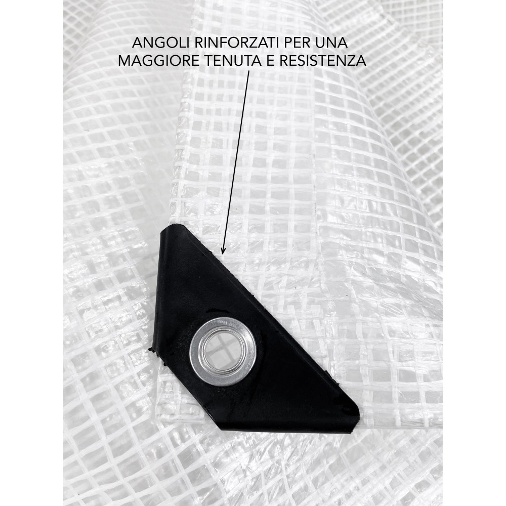 NIKI © TARPAULIN Reißfester Mesh-Regenvorhang Balkon mit Ösen