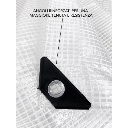 NIKI © TARPAULIN Tear-resistant mesh Rain curtain Balcony with eyelets