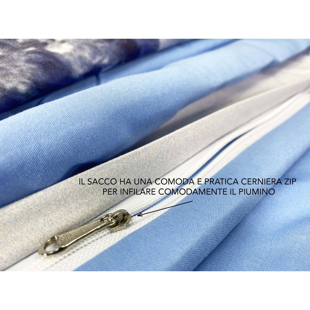 DUVET COVER SATELLO HD FOTOGRAFICO BAITA NEVE Double cm. 250x200 mm