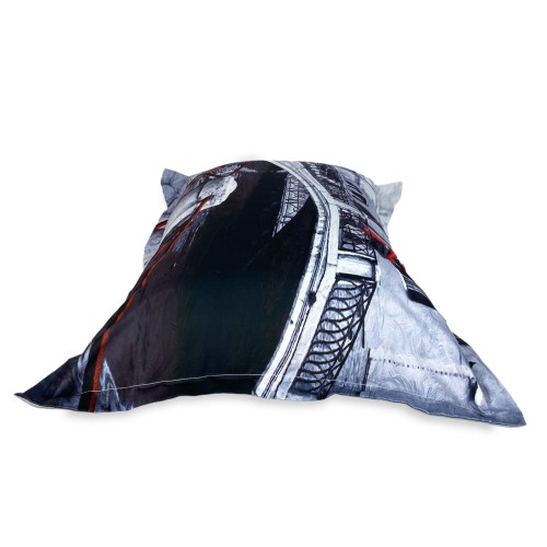 COPRIPIUMINO Rasatello HD FOTOGRAFICO VENEZIA ponte INNAMORATI Matrimoniale cm. 250x200