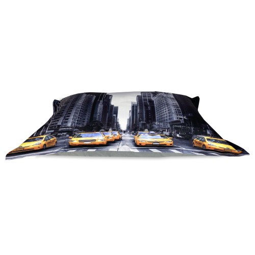 FUNDA NÓRDICA SATÉN HD FOTOGRAFICO NEW YORK Taxi Doble cm. 250x200 milímetros