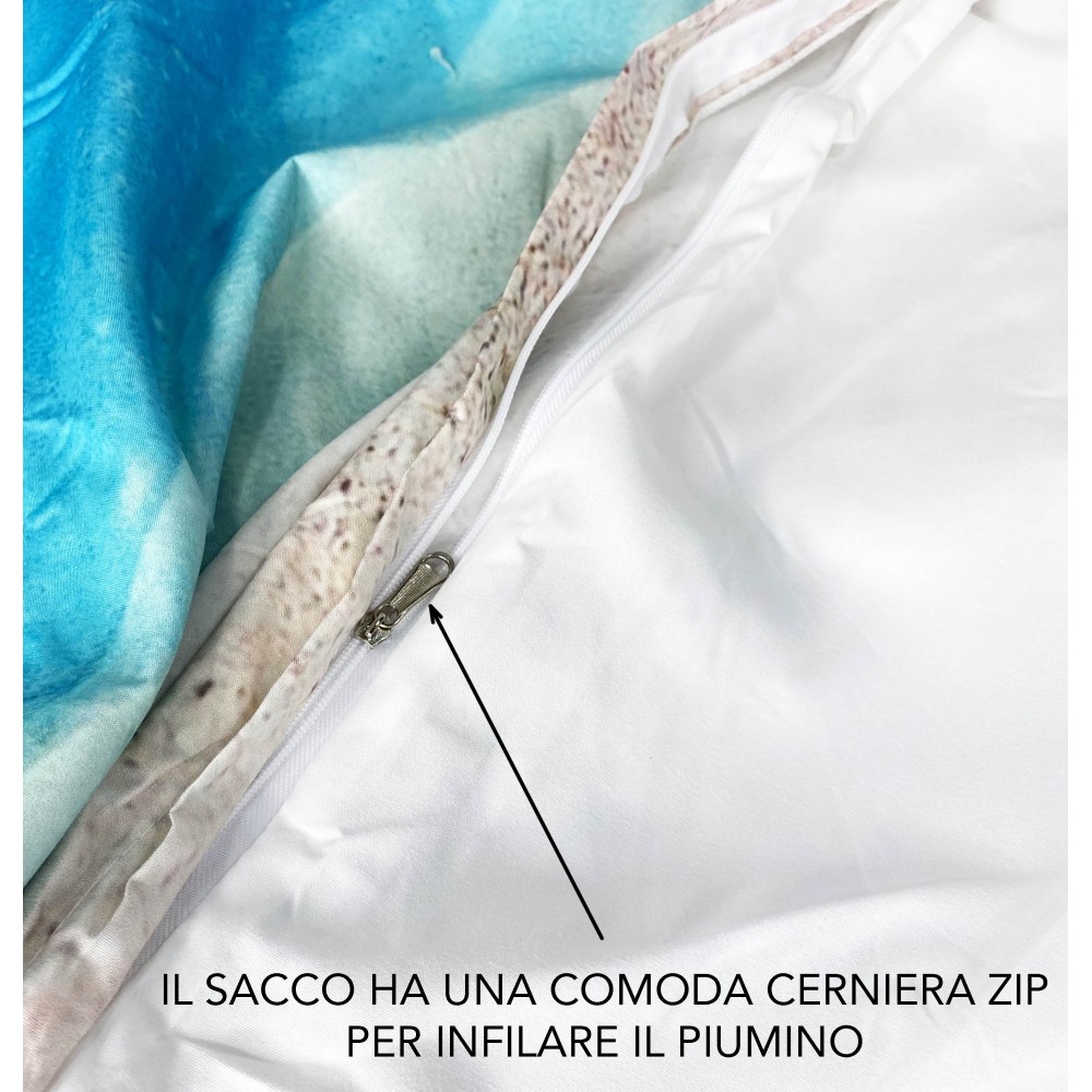 FUNDA NÓRDICA SATINO HD TORTUGA MARINA FOTOGRÁFICA Doble cm. 250x200 milímetros