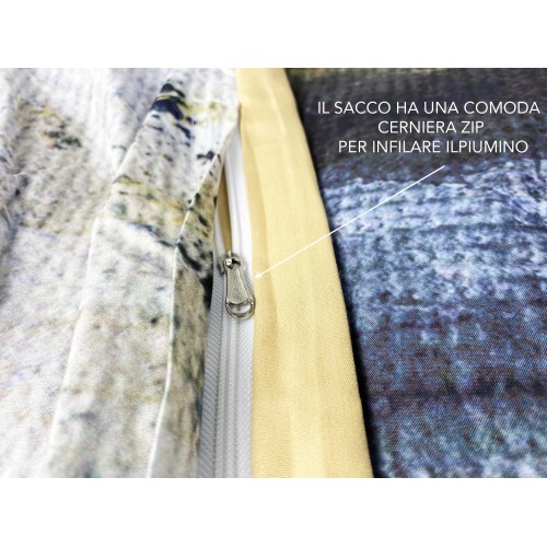 COPRIPIUMINO Rasatello HD FOTOGRAFICO Dipinto DONNA Isabel Matrimoniale cm. 250x200 oro