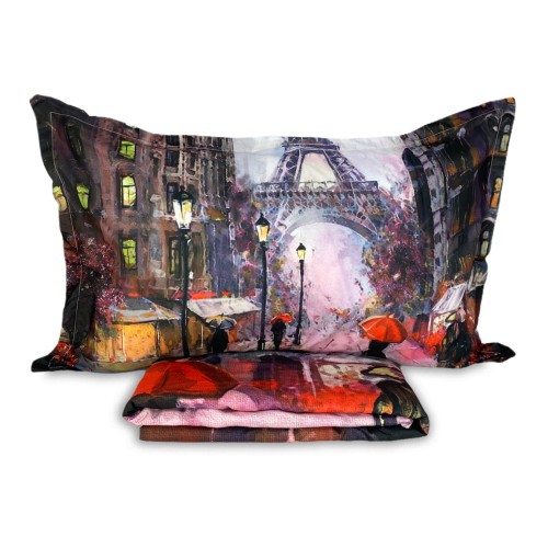 FUNDA NÓRDICA SATELLO HD FOTOGRAFICO PARIGI Doble cm. 250x200 milímetros