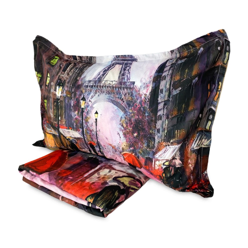 Housse de couette Sateen HD Photographique Paris Double cm. 250x200