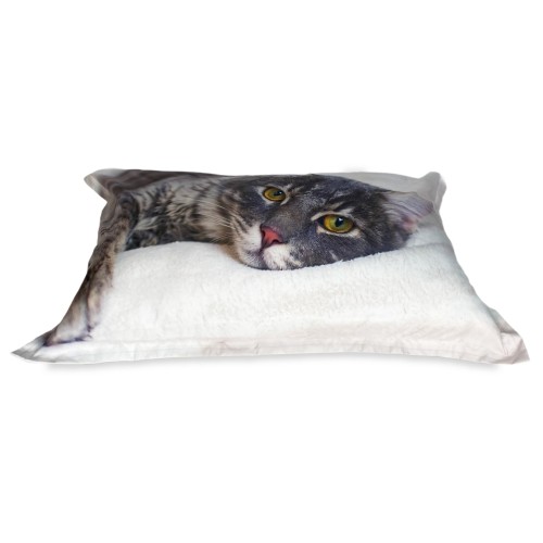 Duvet Cover Rasatello HD PHOTOGRAPHIC CAT lying down