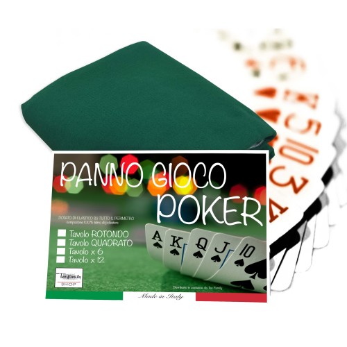 CARTES DE JEU DE COUVERTURE EN TISSU GREEN POKER protéger TABLE