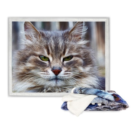 PLAID Fleece Blanket Sherpa...