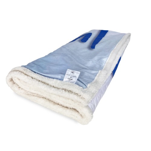 PLAID FLEECE BLANKET SHERPA fantasy HD cat BEAUTIFUL