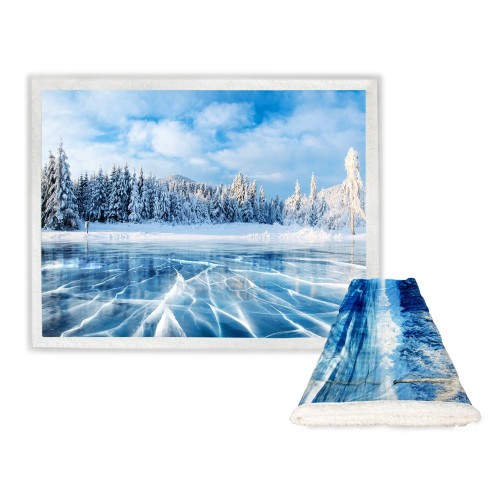 Plaid polaire SHERPA Fantasy HD Ice Lake