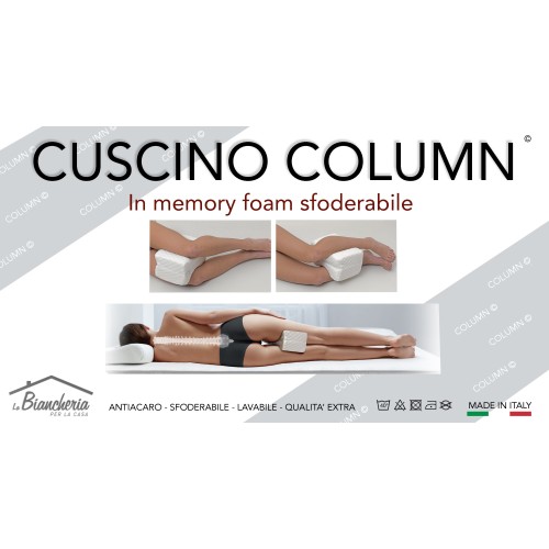 Coussin COLONNE © MEMORY Support de jambe pour la colonne vertébrale et la grossesse Made In