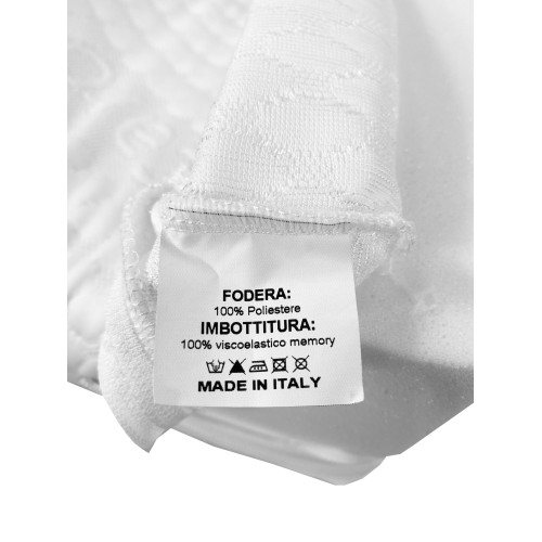 COJÍN © COLUMNA para PIERNAS rodillas en MEMORIA para la columna vertebral y el embarazo Made In Italy