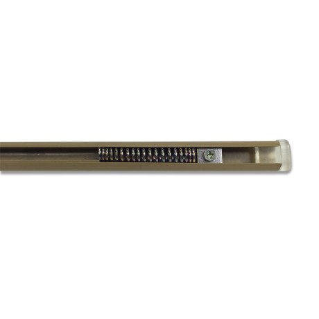 Pressure adjustable curtain rod
