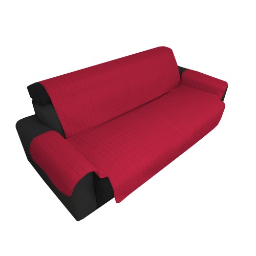 SOFA COVER BX SOFA PROTECTOR ELEGANCE STAIN-RESISTANT QUILTED SMOOTH TOP BURGUNDY