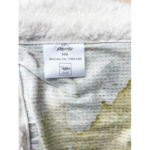 PLAID coperta IN PILE SHERPA fantasy HD Dipinto DONNA Isabel oro