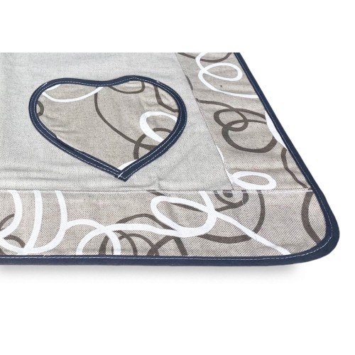 OVEN COVER OVEN COVER IN GREY STREAMER FABRIC