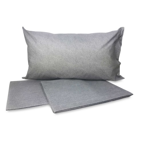 Parure de lit NEW BOY en pur coton gris