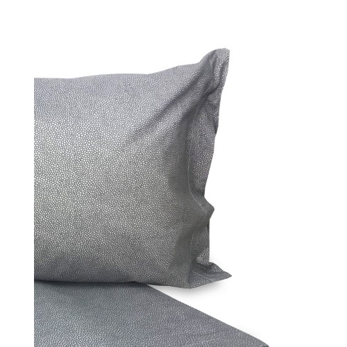 COMPLETO lenzuola LENZUOLO NEW BOY grigio PURO COTONE