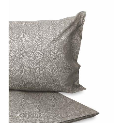 COMPLETO lenzuola LENZUOLO NEW BOY beige PURO COTONE