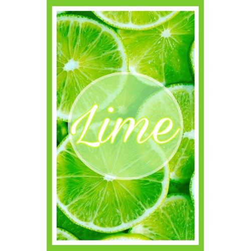 6 PIECES FRUIT tea towel in pure cotton printed in HIGH definition MAXI size