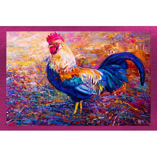 SET DE ANIMALES PINTADOS 6 piezas paño de cocina en puro algodón estampado en tamaño MAXI de ALTA definición