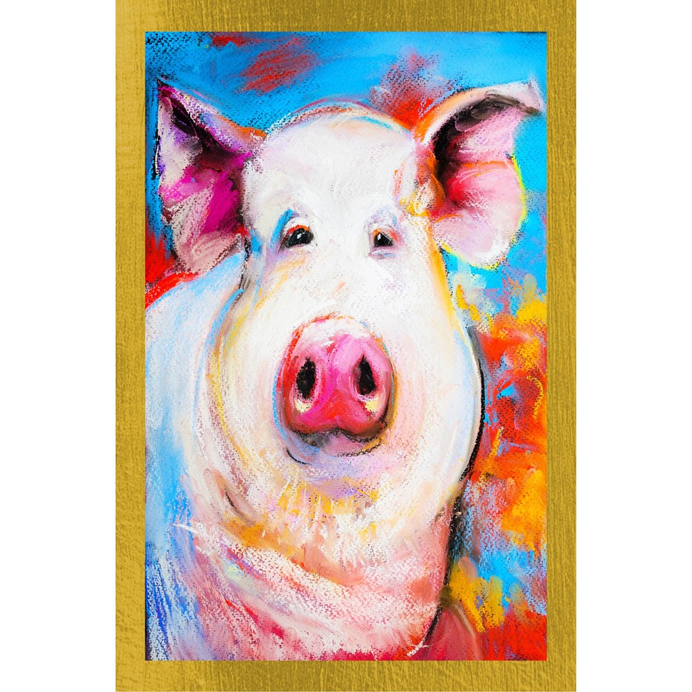 SET DE ANIMALES PINTADOS 6 piezas paño de cocina en puro algodón estampado en tamaño MAXI de ALTA definición