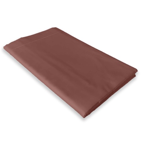 CORDONETTO STRONG brown top sheet made in Italy