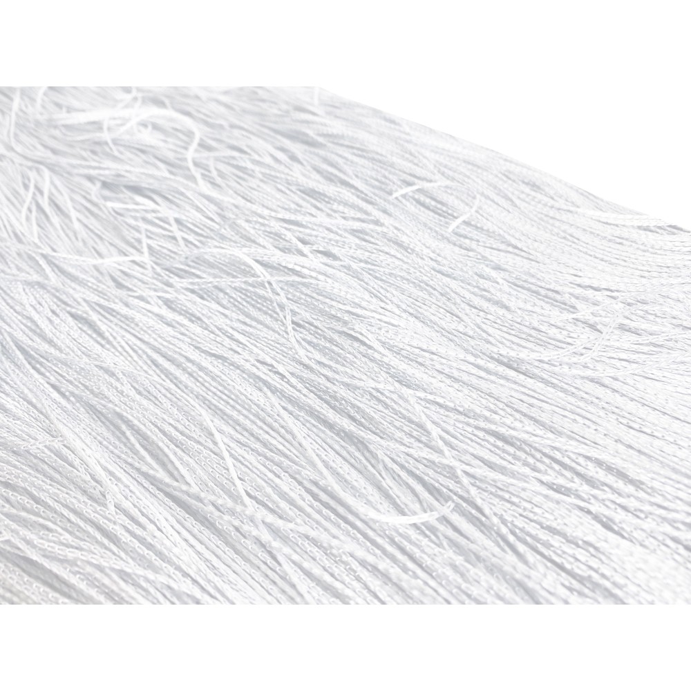 VIVIENNE FIL RIDEAU pour porte cm. 150X300 couleur unie BLANC