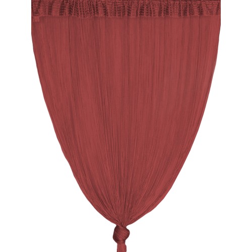 Vivienne CORTINA DE ALAMBRE para puerta CM. 150X300 color liso BURDEOS