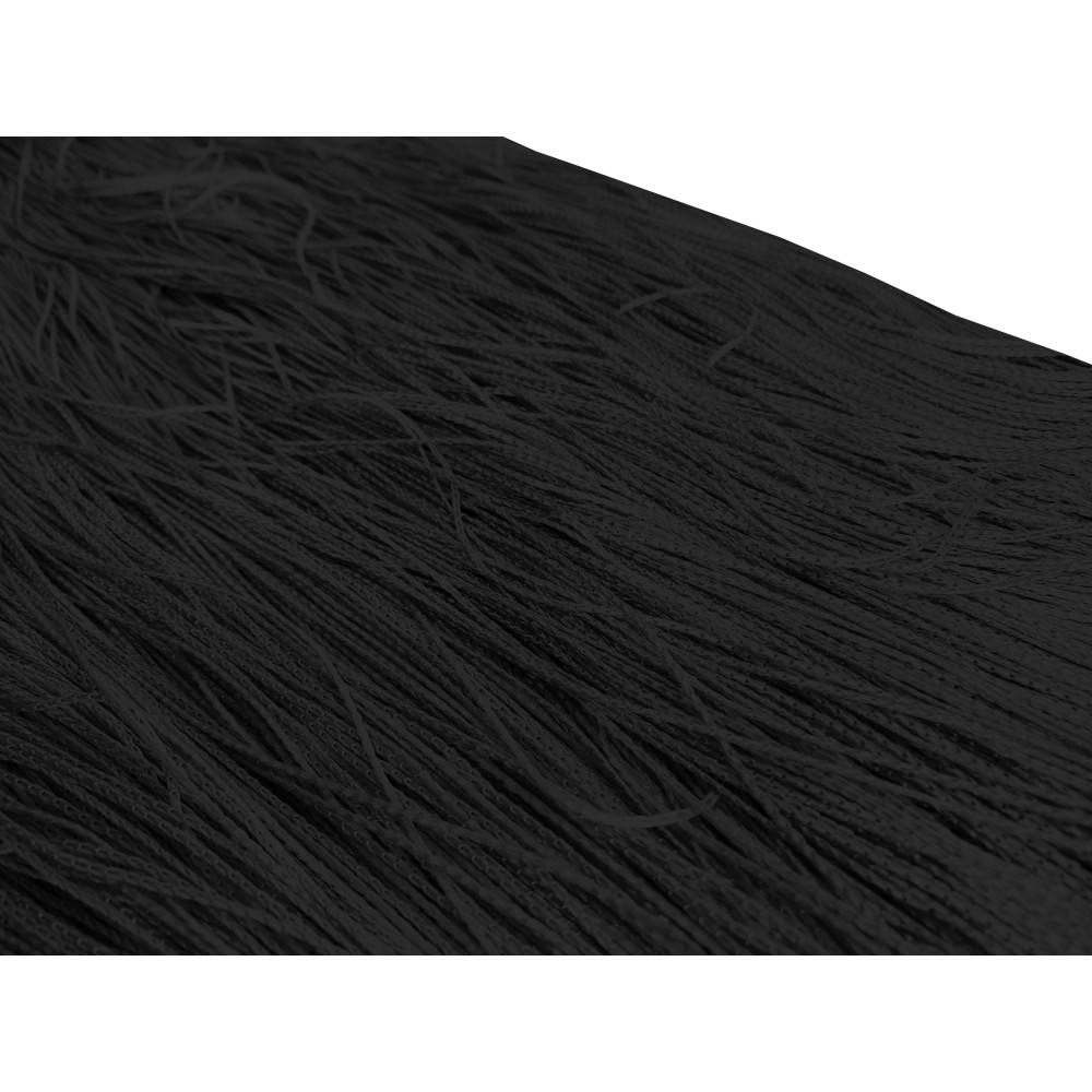 Vivienne DRAHTVORHANG für Tür CM. 150X300 einfarbig SCHWARZ