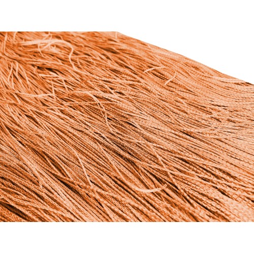 Vivienne WIRE CURTAIN for door CM. 150X300 solid color ORANGE