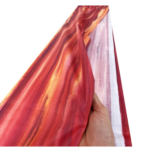 FUNDA DE DECORACIÓN GRAN BUFANDA colcha FUNDA DE SOFÁ tela RIO ORANGE