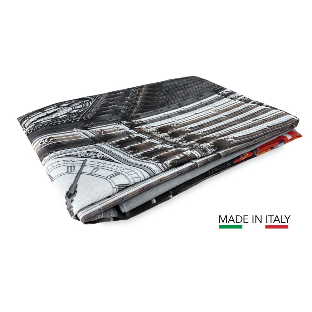 LONDON TENT English BUS cm.160X240 hecho MADE en mezcla de lino ITALIA