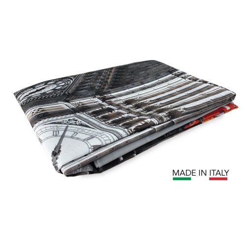 LONDON TENT English BUS cm.160X240 hecho MADE en mezcla de lino ITALIA